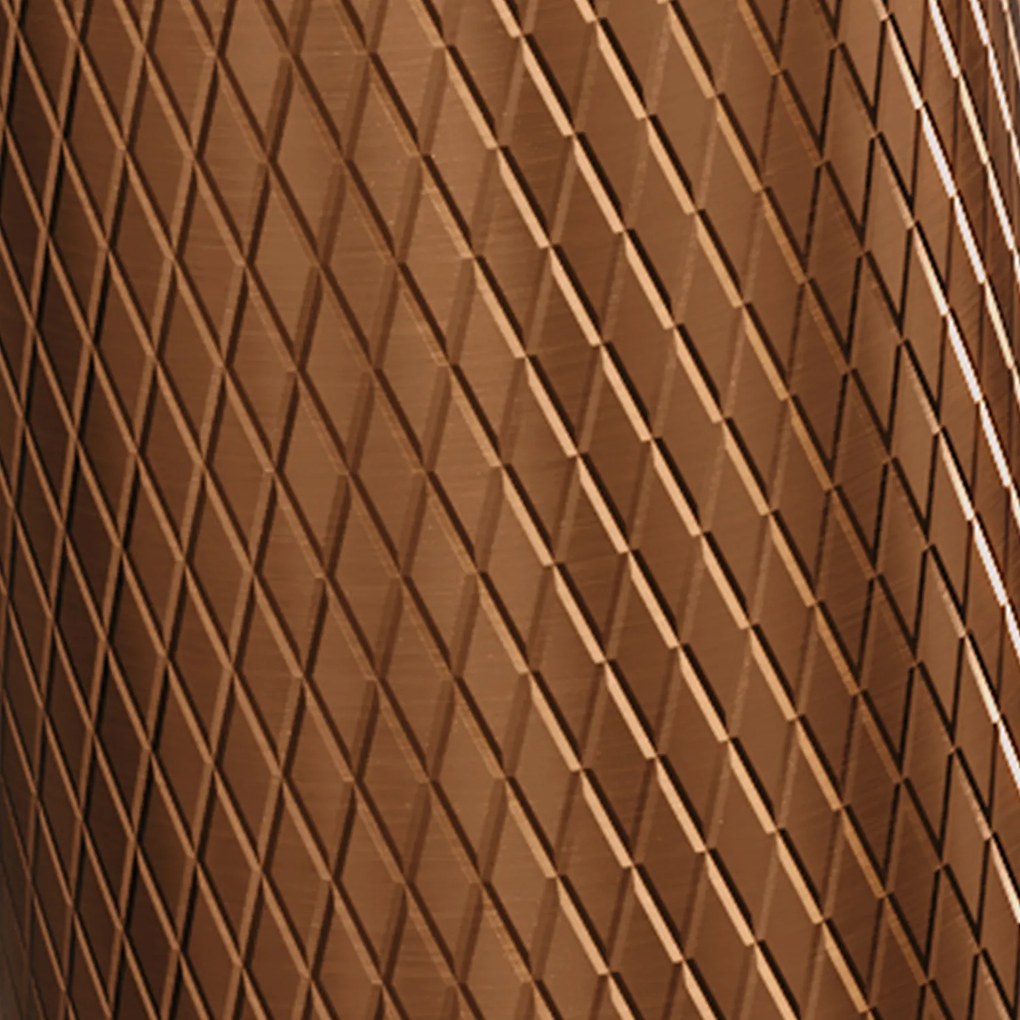 Brauer Copper Carving hoekstopkraan koper geborsteld PVD