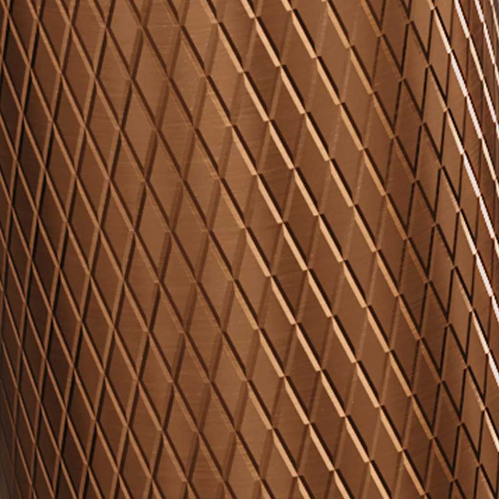 Brauer Copper Carving inkortbare inbouw fonteinkraan koper geborsteld PVD