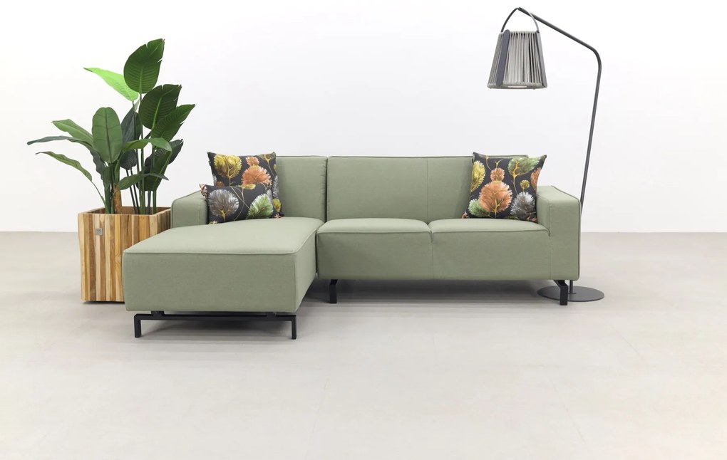 Boavista Sunbrella loungebank chaise longue - Heritage leaf - 2-delig - rechts