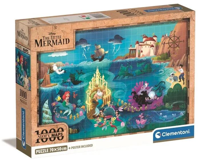 Puzzel Disney Maps - Little Mermaid