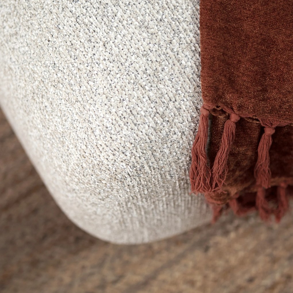 PEPP Interiors Soul Bruine Hoekbank Met Ottoman Rechts