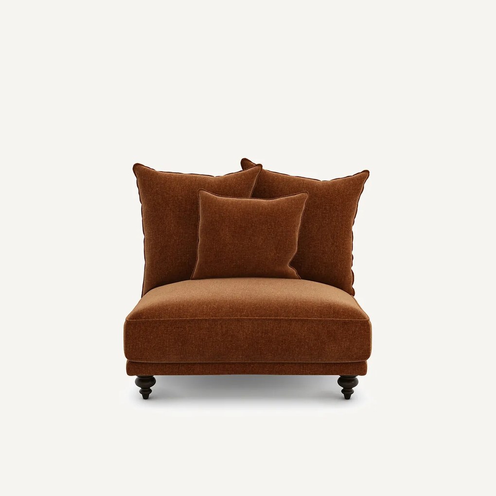 Chenille fluwelen zetel, Lazare