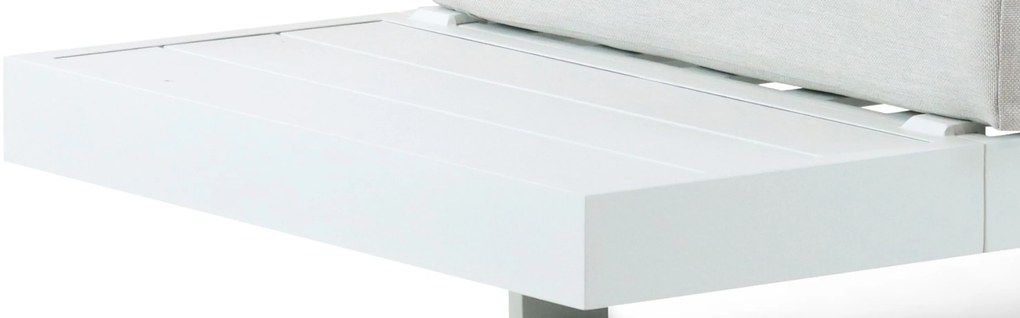 Hoek loungeset 6 personen Aluminium Wit Lifestyle Garden Furniture Lorenzo
