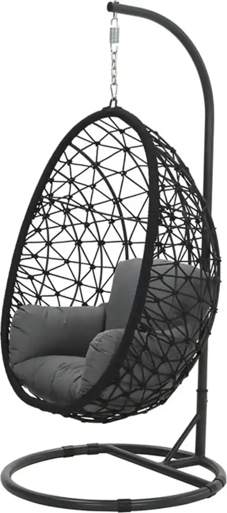 kolonie De beschermen Garden Impressions Hangstoel Panama hangstoel ei - rope zwart | Biano