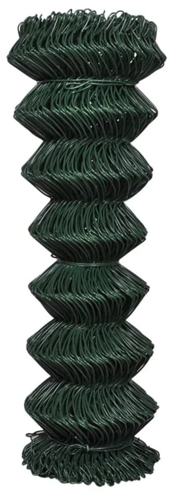 vidaXL Gaashek 1,25x15 m staal groen