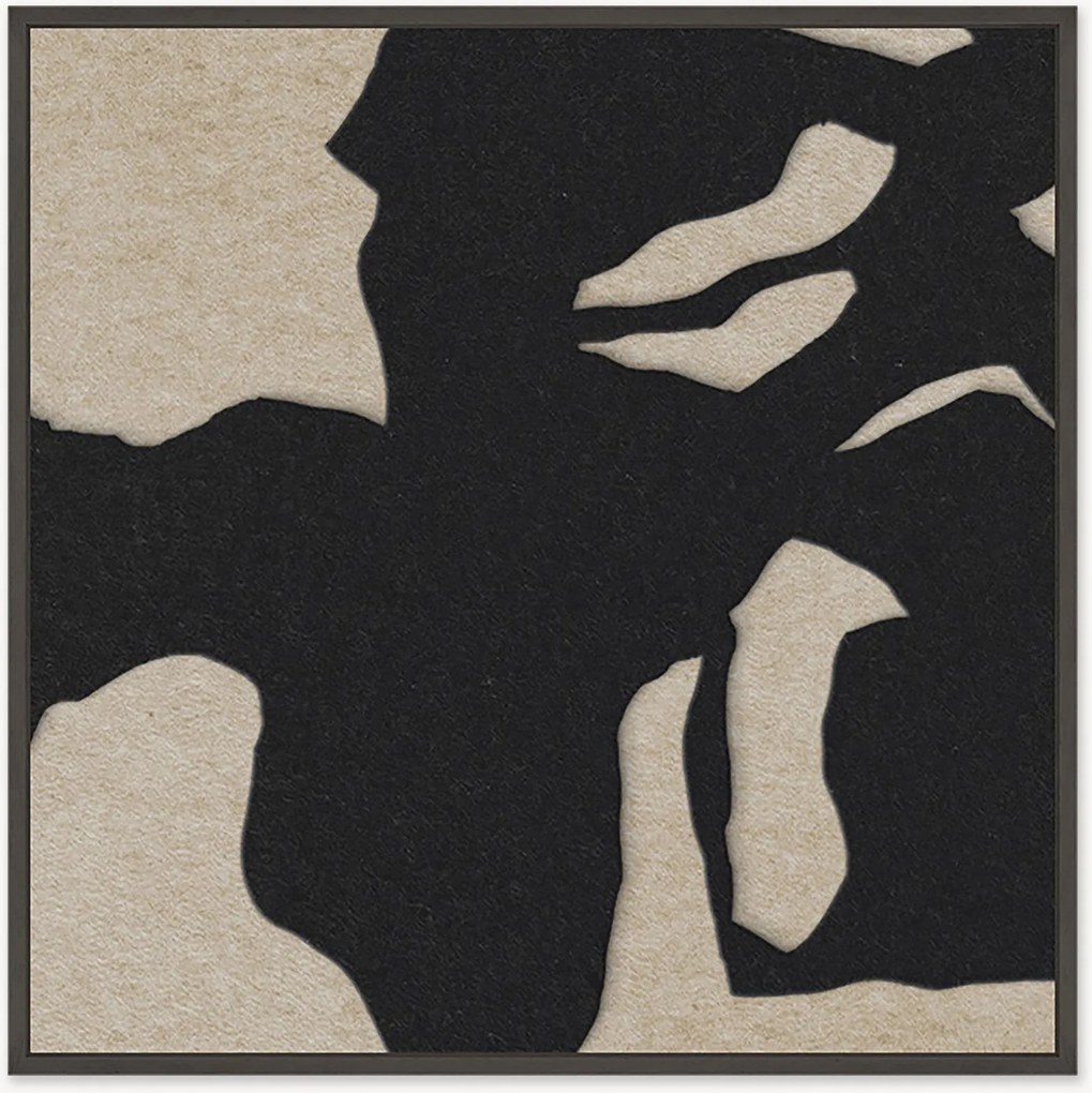 Ingelijste akoestische wandkunst Silent Shadow 1