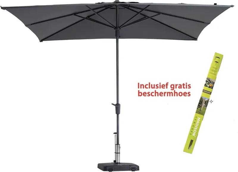 Parasol Vierkant Syros Grijs Incl Beschermhoes Waarom is een a href=https://www.bol.com/nl/i/-/N/13027/ target=_blank"parasol/a onmisbaar in de tuin
