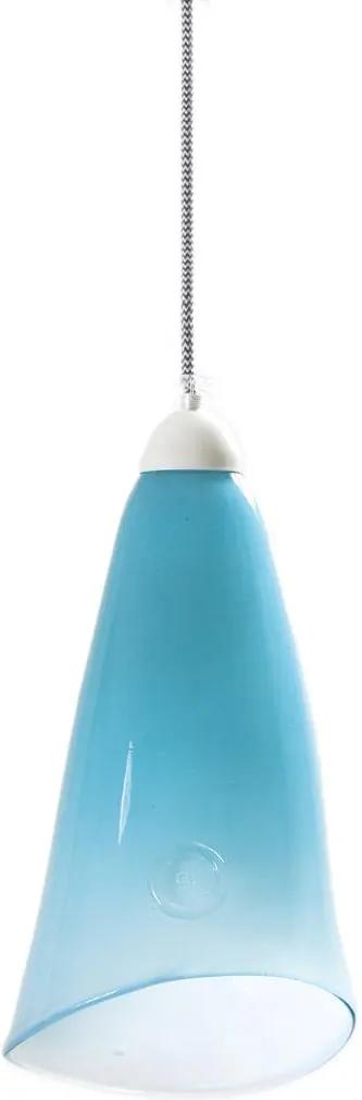 Blue Tube | Glazen hanglamp - Hoogte: 30 cm