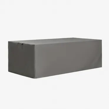 Rechthoekige Beschermhoes Voor Tuintafel Otley Grijs – Antraciet & 230 X 110 Cm - Sklum