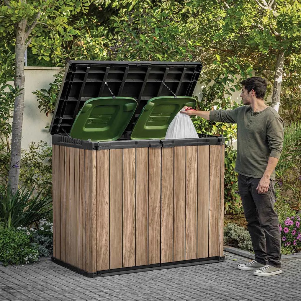 Keter Store it Out Darwin opbergbox 1150L - lichtbruin