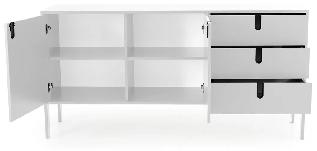 Tenzo Uno Wit Dressoir Met Lades - 171x46x86cm.