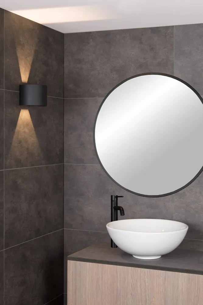 Lucide Axi wandspot rond 3.5W zwart