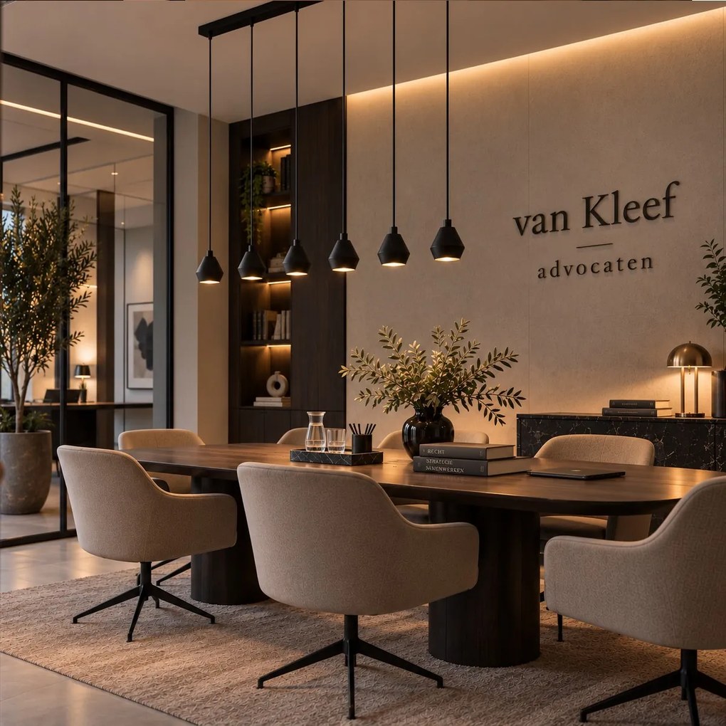 light en living Hanglamp Kalissa zwart