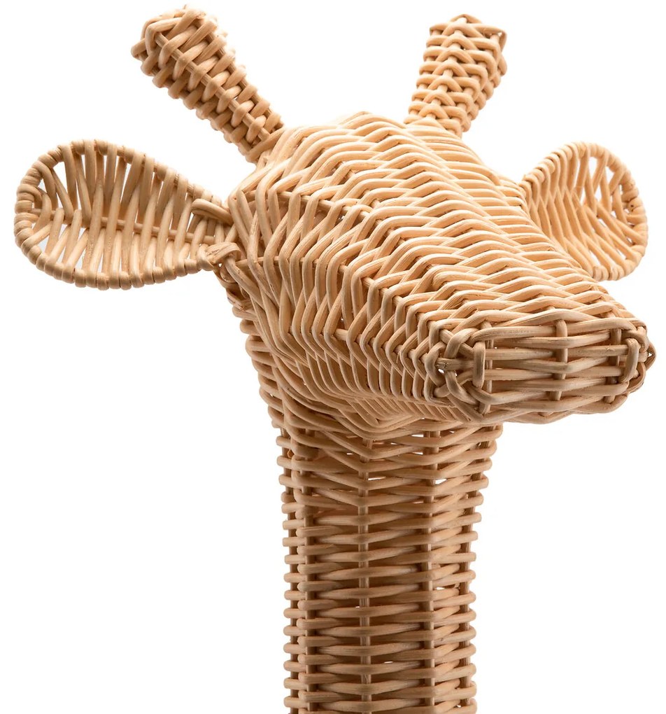 Mand in geweven rotan, giraffe, Zari