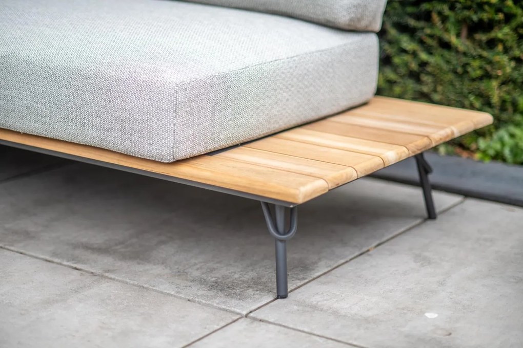 4 Seasons Outdoor Cucina Loungeset  Tuinbank    houtkleur weerbestendig