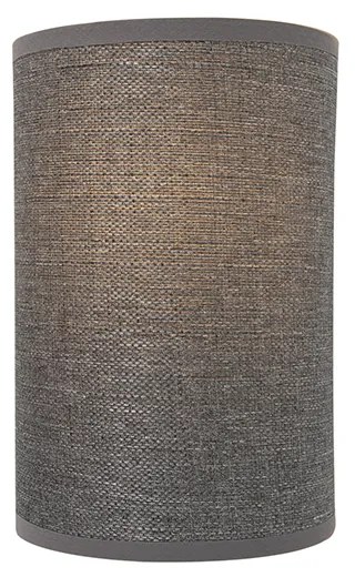 Moderne wandlamp grijs - Simple Drum Jute