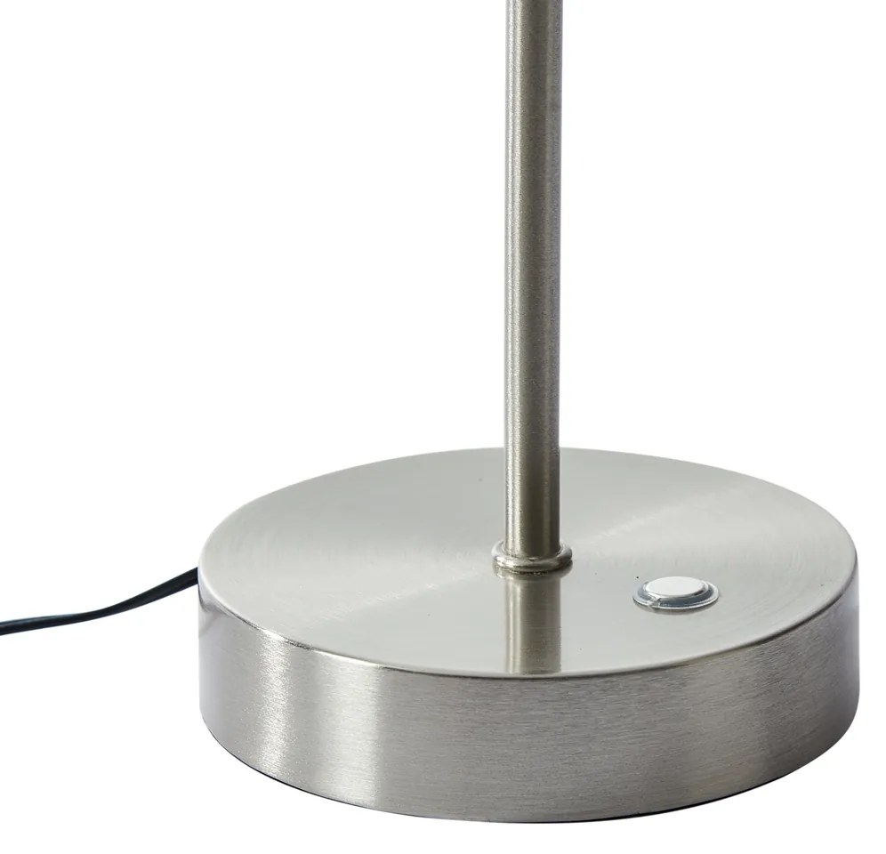 Design tafellamp staal met opaal glas incl. LED dimbaar - Joya