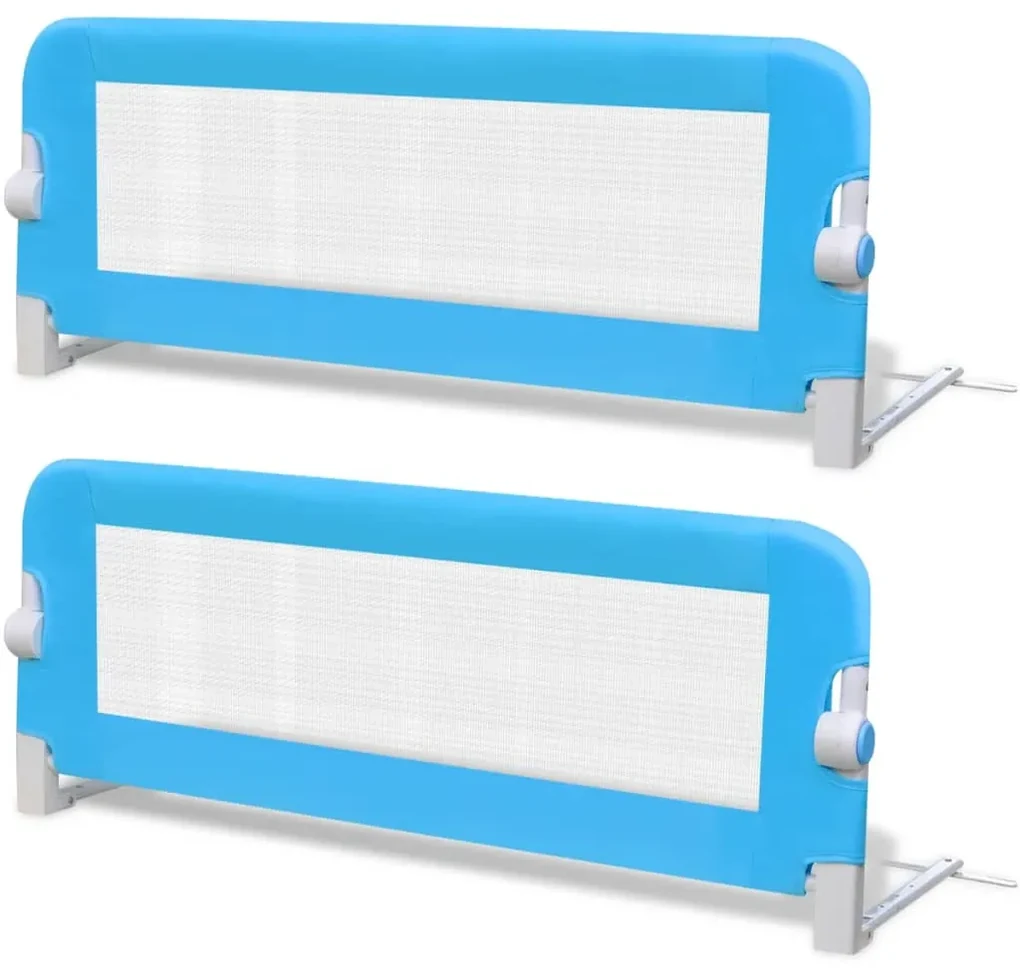 vidaXL Kinderbedhekjes 2 st 102x42 cm blauw