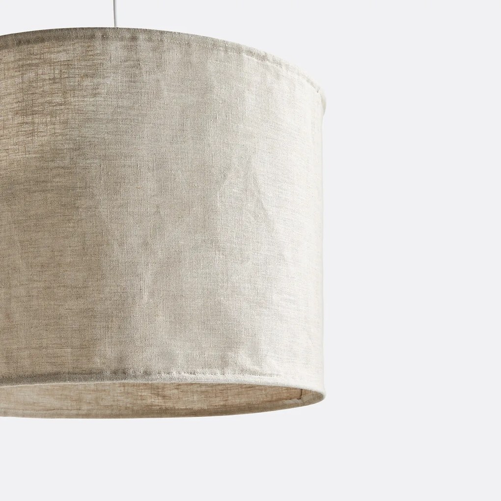 Hanglamp/Lampenkap in gekreukt linnenØ50 cm, Thade
