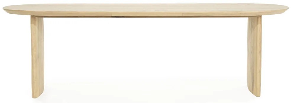 Eleonora Dex Eiken Eettafel Ovaal Naturel 250x100 Cm - 250 X 110cm.