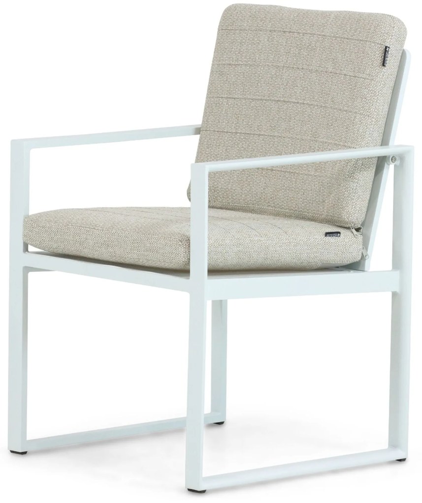 Tuinstoel Aluminium Wit Lifestyle Garden Furniture Nuno
