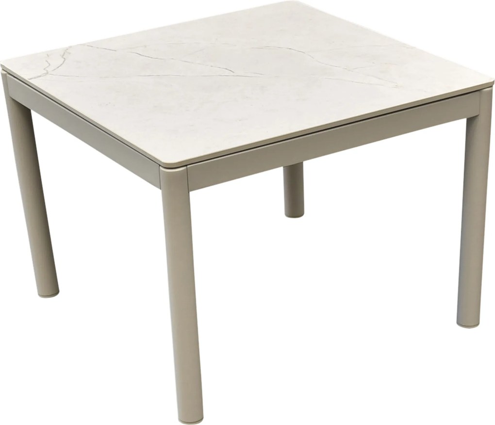 Joshua lounge tuintafel 59x59xH43 cm aluminium latte