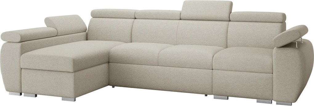 Hoekbank Columbus 227, Aanwezig, Aanwezig, 320x170x85cm, 161 kg, Poten: Kunststof, Hout: Grenen