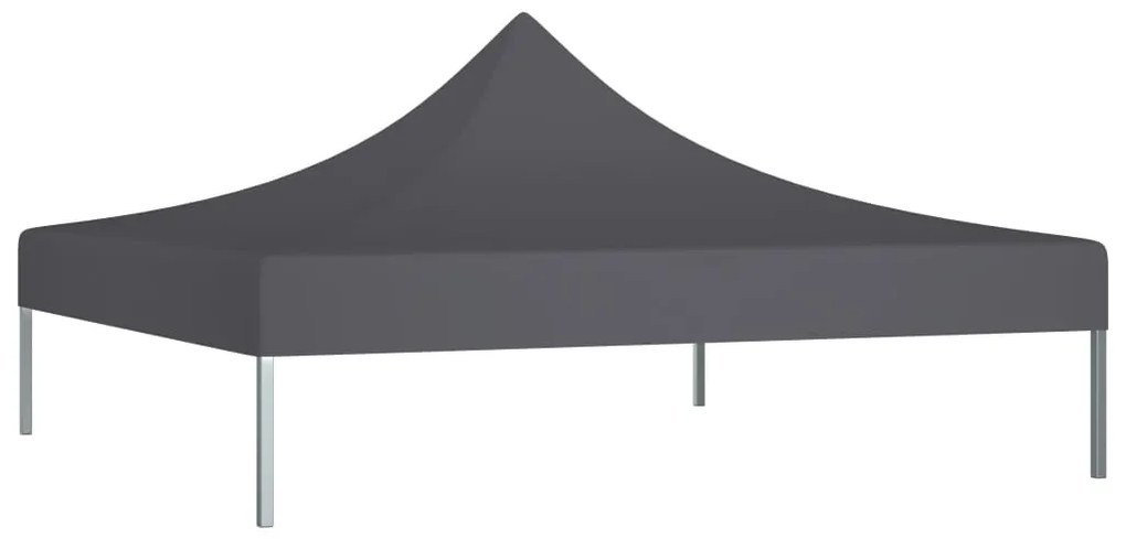 vidaXL Partytentdak 270 g/m² 2x2 m antraciet