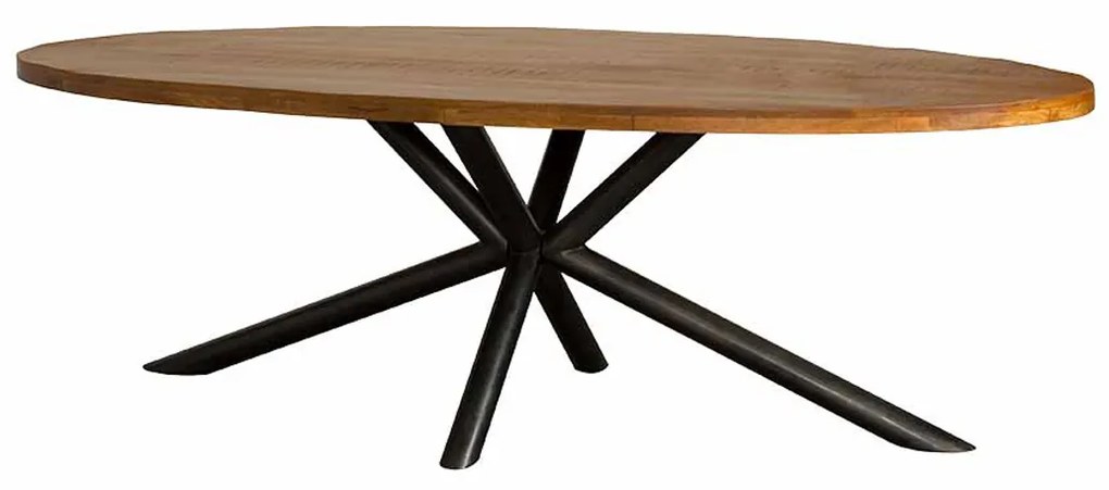 Tower Living Mangohout Eettafel Ovaal 240 Cm Selva - 240 X 110cm.