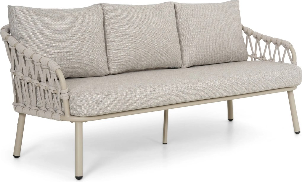 Stoel en Bank Loungeset 5 personen Rope Zand/Beige Coco Oliva