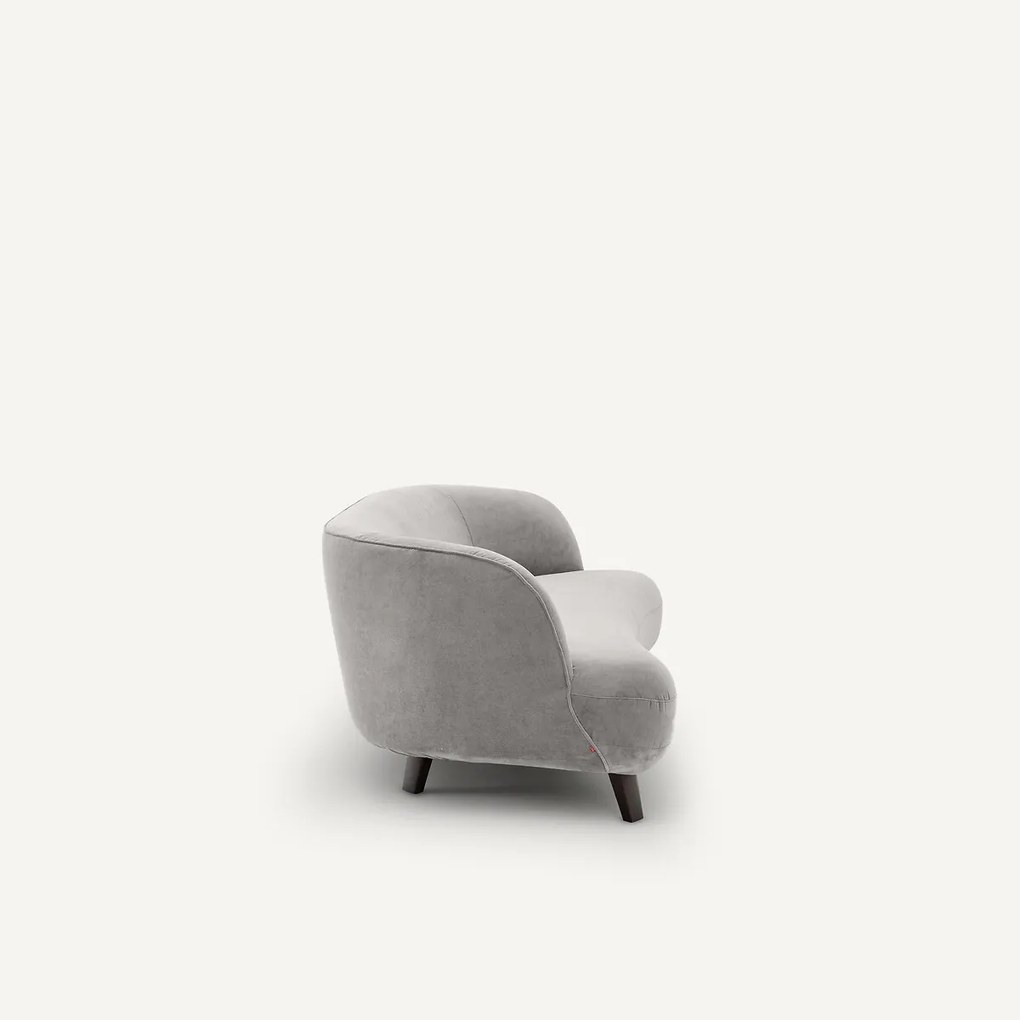 3-zitsbank, stonewashed fluweel, Rosebury, design E. Gallina