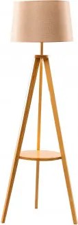 Staande Lamp Van Bamboe Ripod Beige – Crème - Sklum