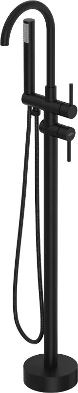 Mexen Alma vrijstaande badkraan, zwart - 75033-70