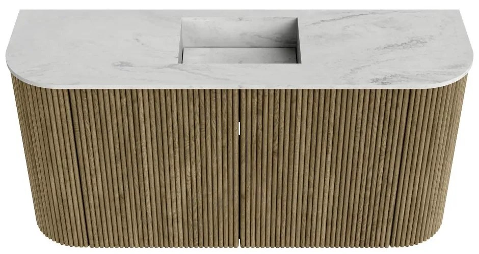 Mondiaz Joya DLux 85cm toiletmeubel ronding links/rechts dusk met wastafel faye midden zonder kraangat opalo
