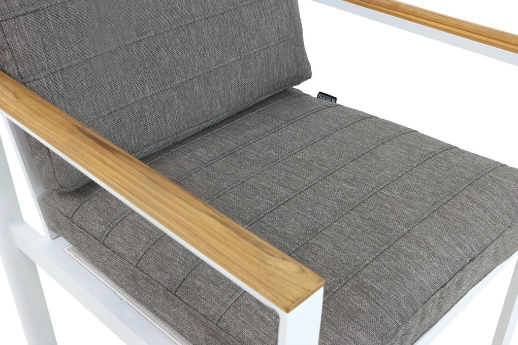 Tuinstoel Aluminium Wit Lifestyle Garden Furniture Faro