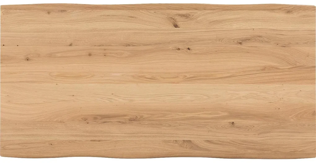 Goossens Eettafel Blade, Boomstamblad 180 x 90 cm 5 cm dik