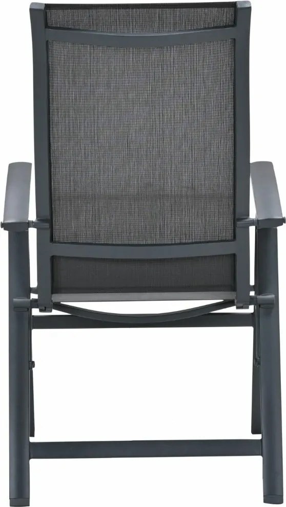 Garden Impressions Siena tuinstoel verstelbaar - donker grijs