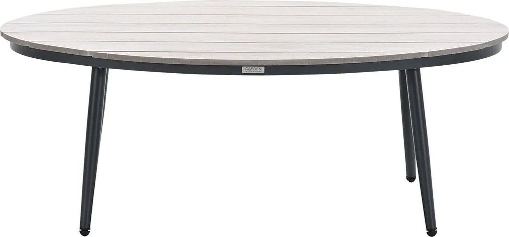 Garden Impressions Lucas loungetafel ovaal 120 cm - light teak vironwood