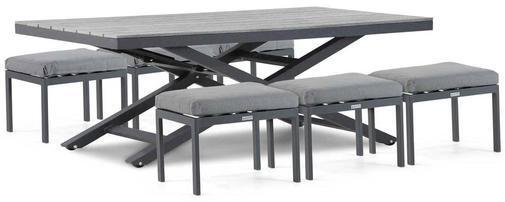 Picknick Set 6 personen Aluminium Grijs Lifestyle Garden Furniture Palazzo