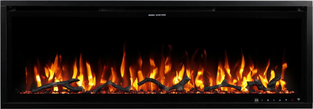 FJORTA Elektrische Sfeerhaard 40"ODIN– 102 cm – 800 / 1600 Watt