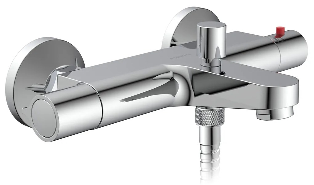 Schutte Vico thermostatische badkraan chroom