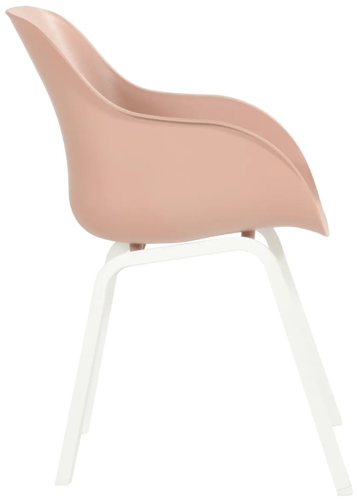 Hartman Le Soleil Element dining armstoel - Stylish pink - Alu poot