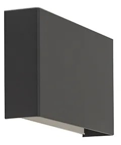 Moderne wandlamp zwart 2-lichts - Otan