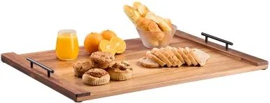 VEVOR Pasta Board Fornuishoes Acacia Houten Fornuishoes voor Elektrische &amp; Gasfornuizen, Fornuishoes voor Werkblad &amp; Dienblad, Afdekplaat met Handgrepen (76,2 x 55,88 cm)