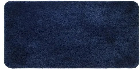 Badmat Antislip Sealskin Angora Polyester Blauw 70x140cm