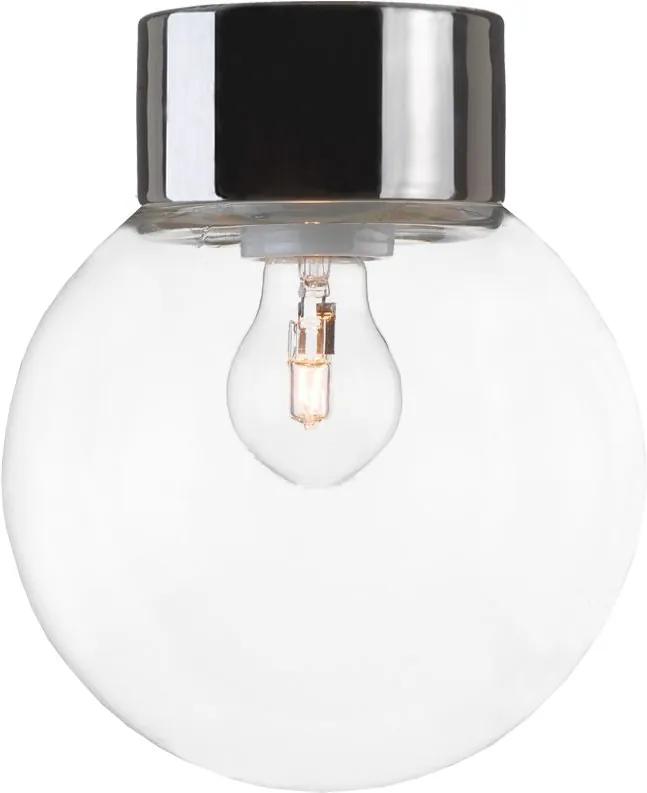 Ifö Electric Classic Globe plafond-en wandlamp porselein zwart IP54 200mm