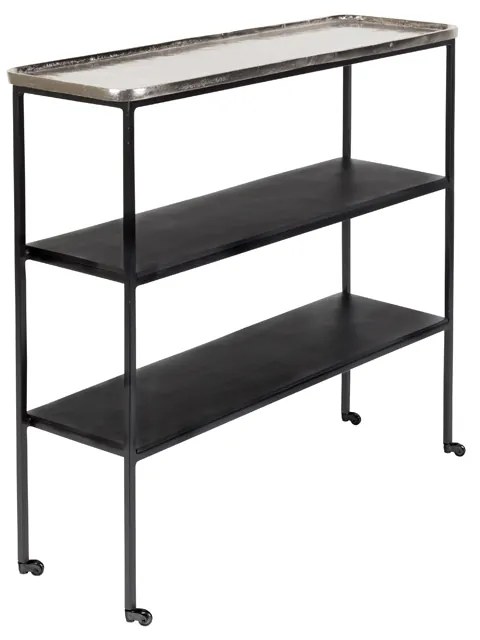 Zuiver Gusto Zilveren Trolley - 80 X 26cm.
