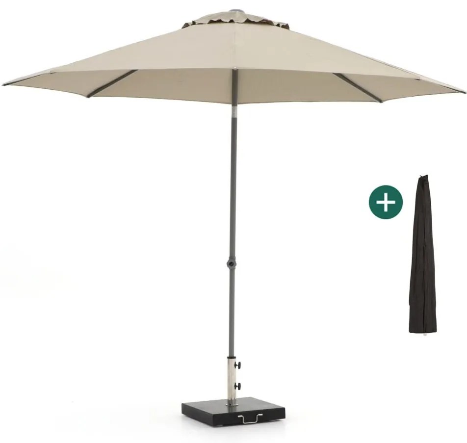 Shadowline Push-up parasol ø 300cm | Kees Smit Tuinmeubelen