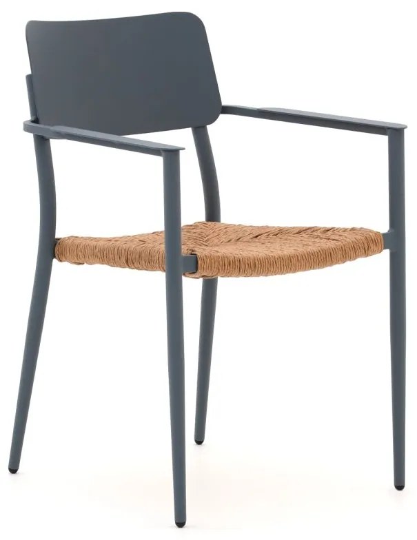 Dining tuinstoel | Bellagio  Cino | Aluminium | Blauw | Stapelbaar | Kees Smit Tuinmeubelen