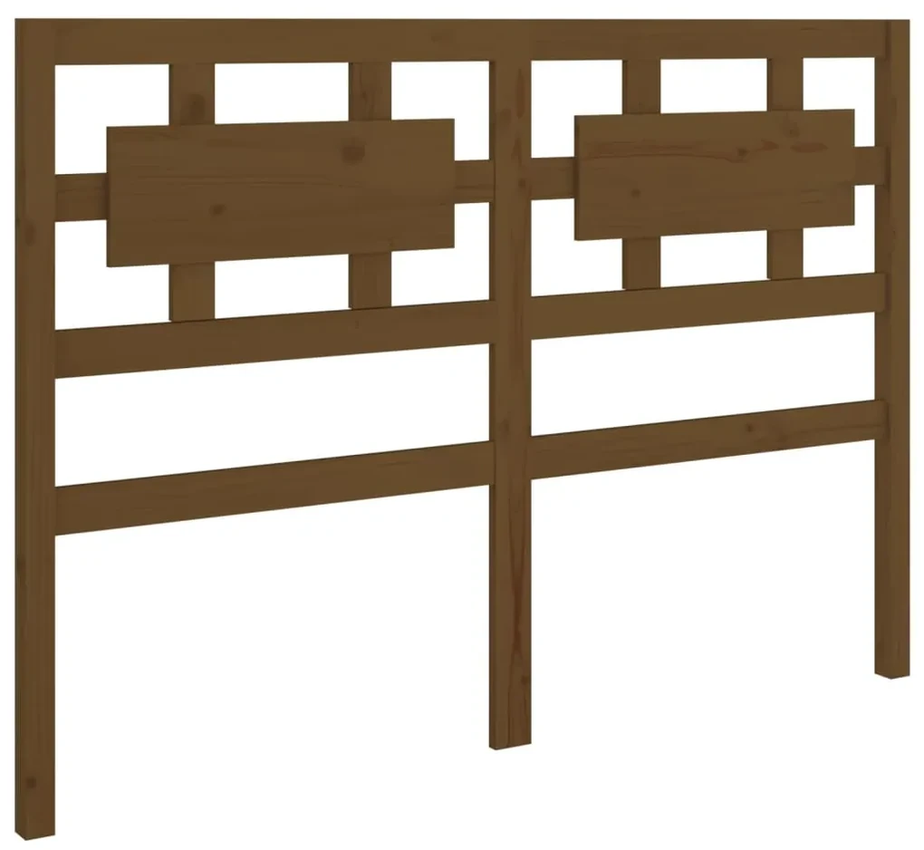 vidaXL Hoofdbord 165,5x4x100 cm massief grenenhout honingbruin